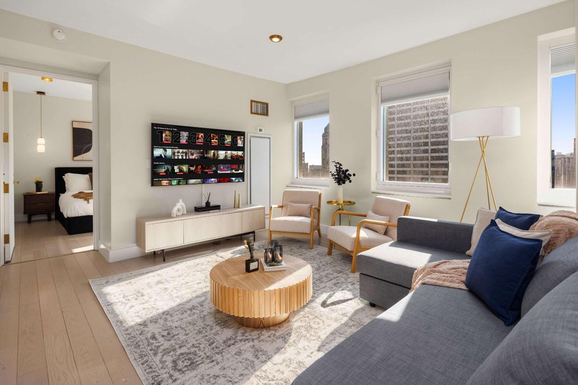 Apartment Rare Luxurious 1 Block From Time Square New York
