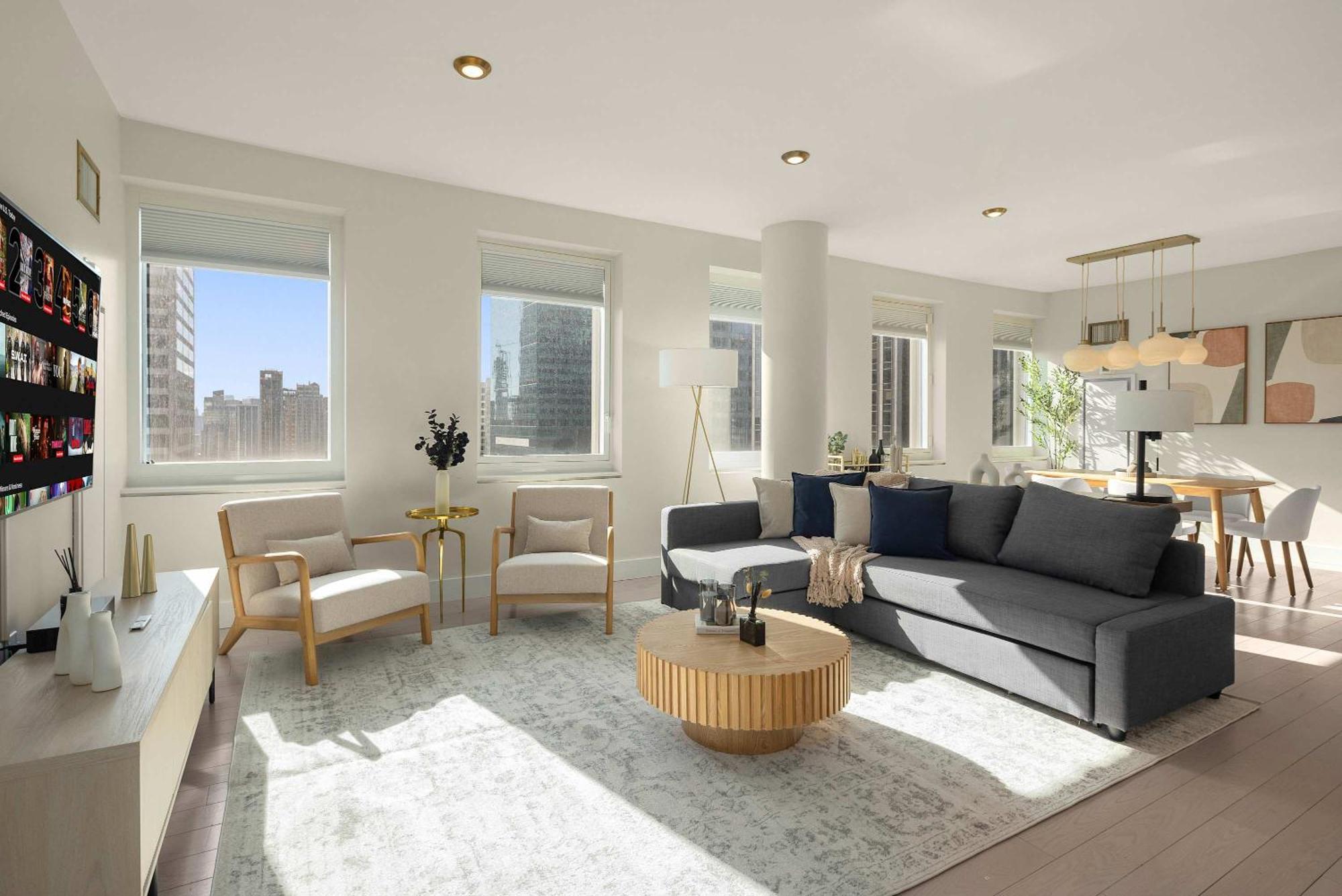 Rare Luxurious 1 Block From Time Square *